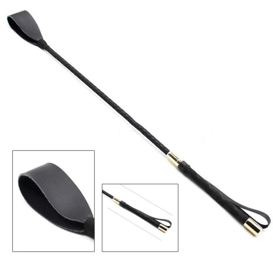 Slim Leather Riding Crop