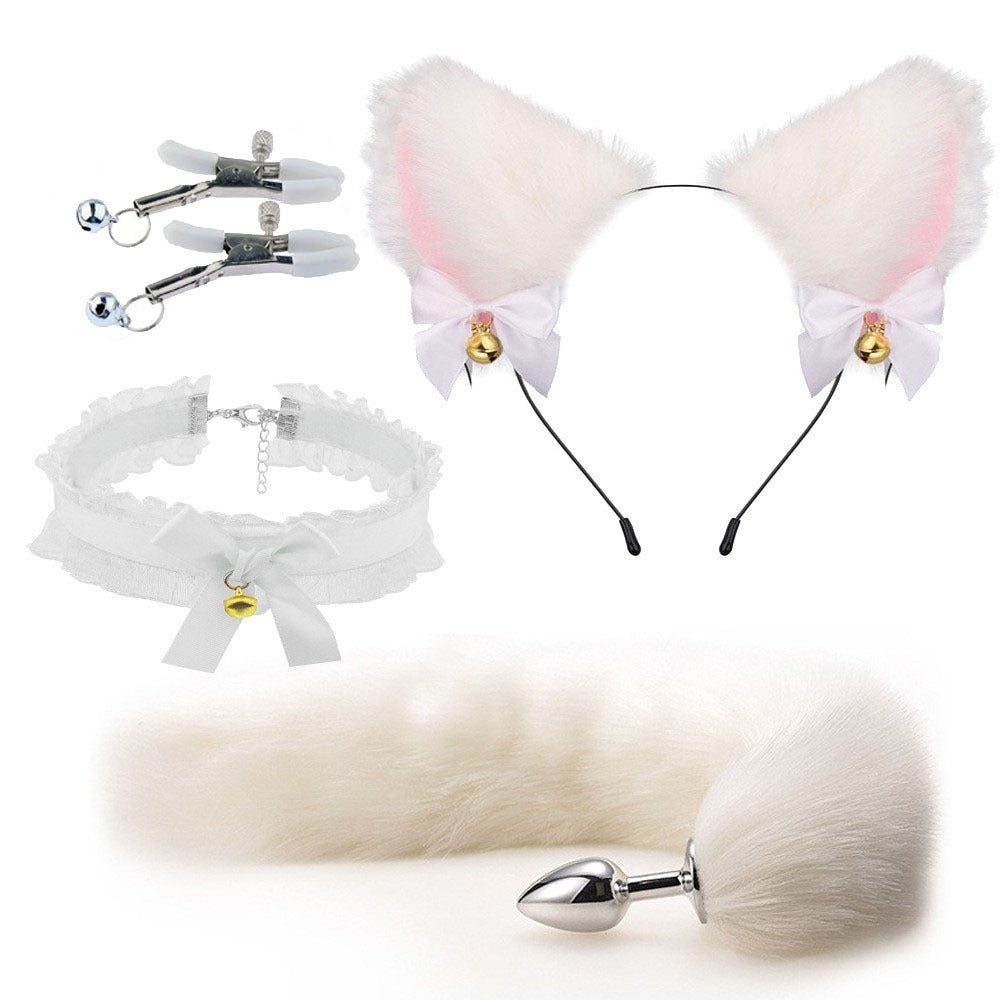 Fox Tail Anal Plug Set