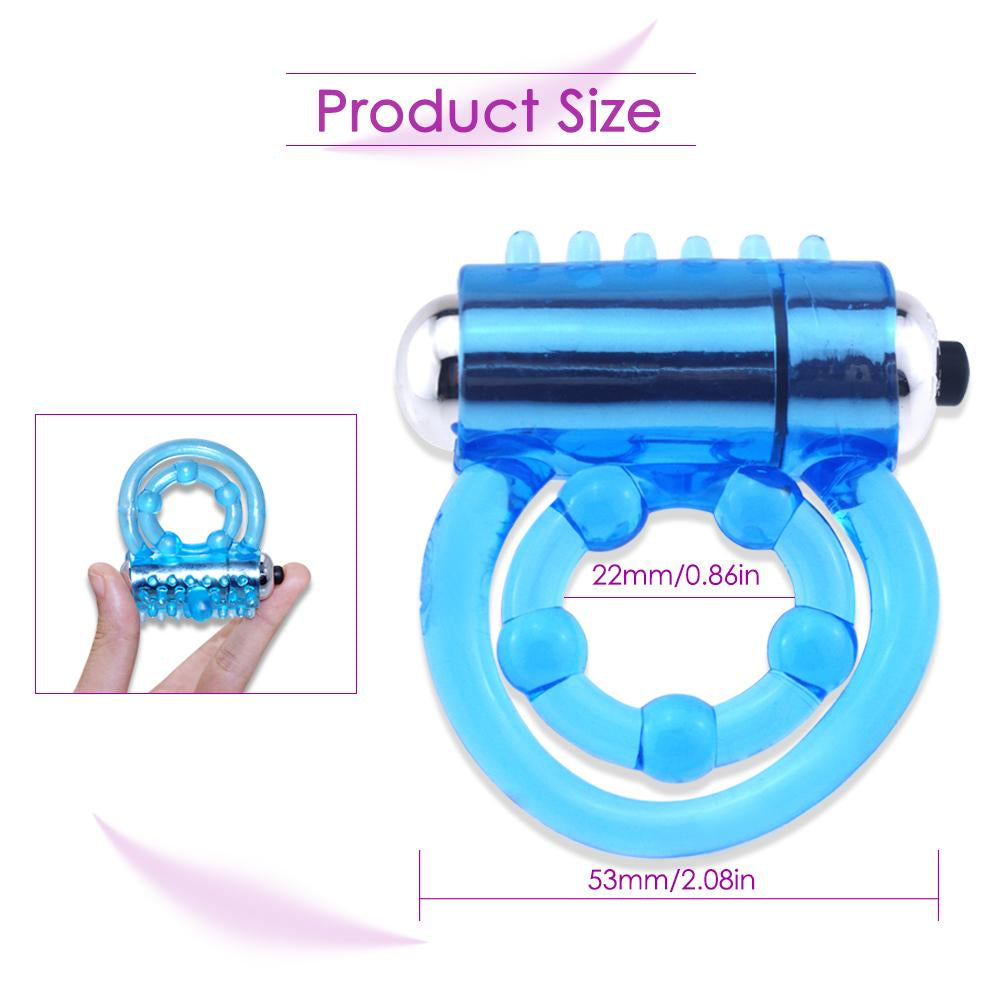 Crystal Cock Vibrator Ring