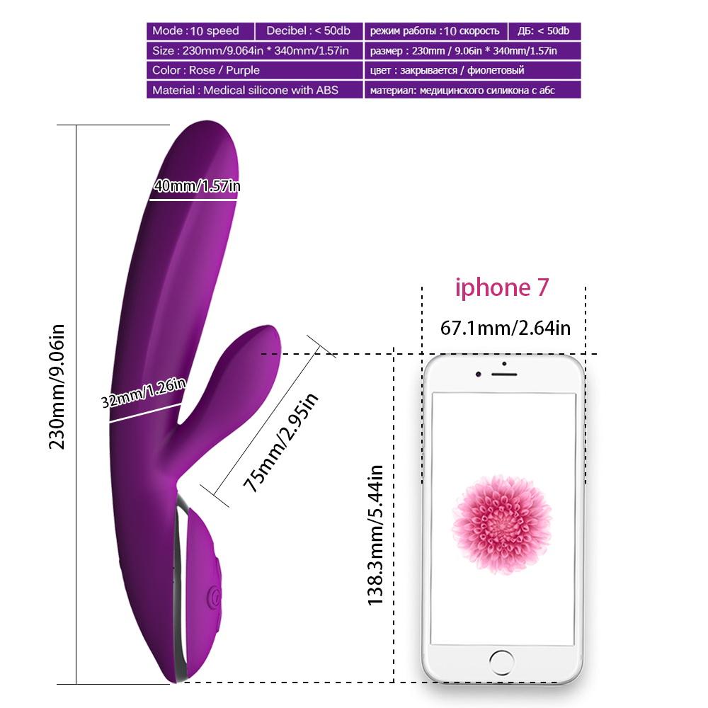 Eroticos  Heating Dildo Vibrator