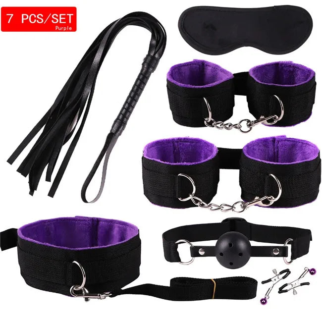 23 Pcs Bdsm Bondage Adult Slave Games Set