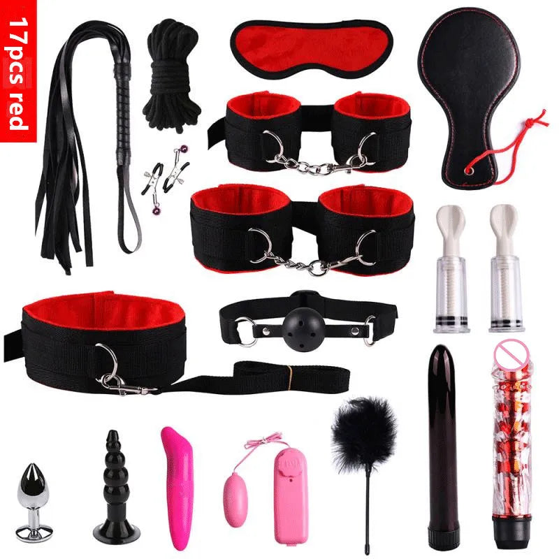 23 Pcs Bdsm Bondage Adult Slave Games Set