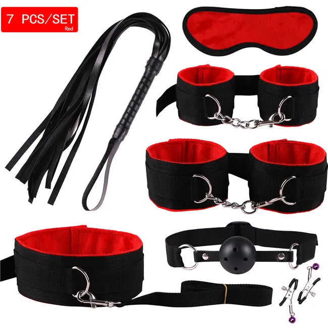 23 Pcs Bdsm Bondage Adult Slave Games Set